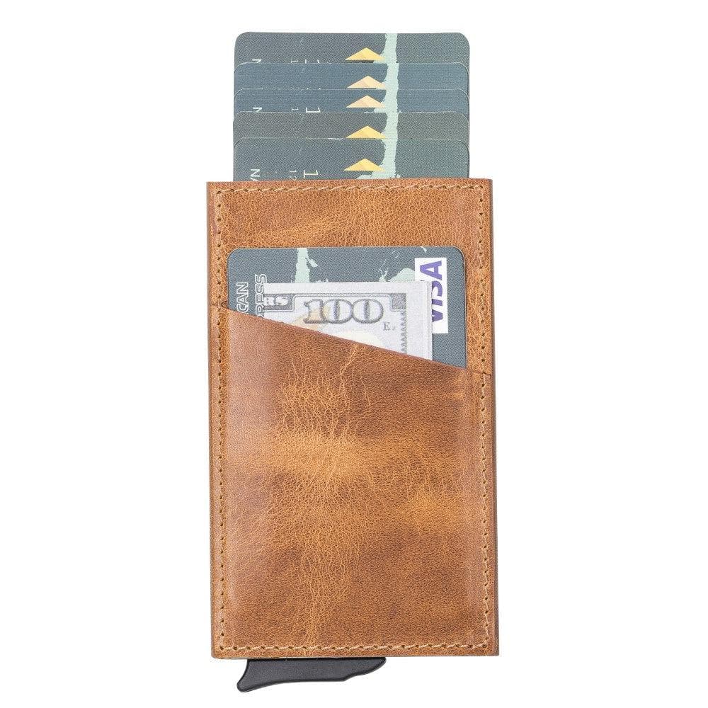 Torres Genuine Leather Pop-up Card Holder