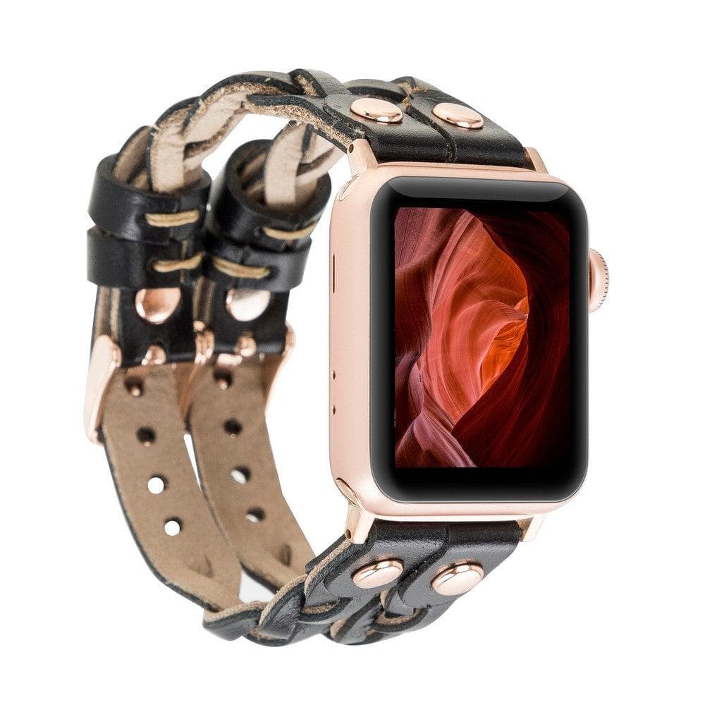 York Genuine Leather Apple Watch Double Band