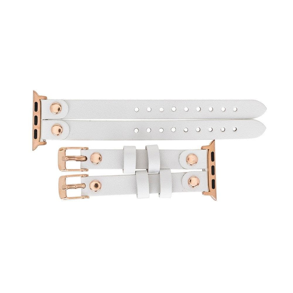 Ely Genuine Leather Apple Watch Double Band