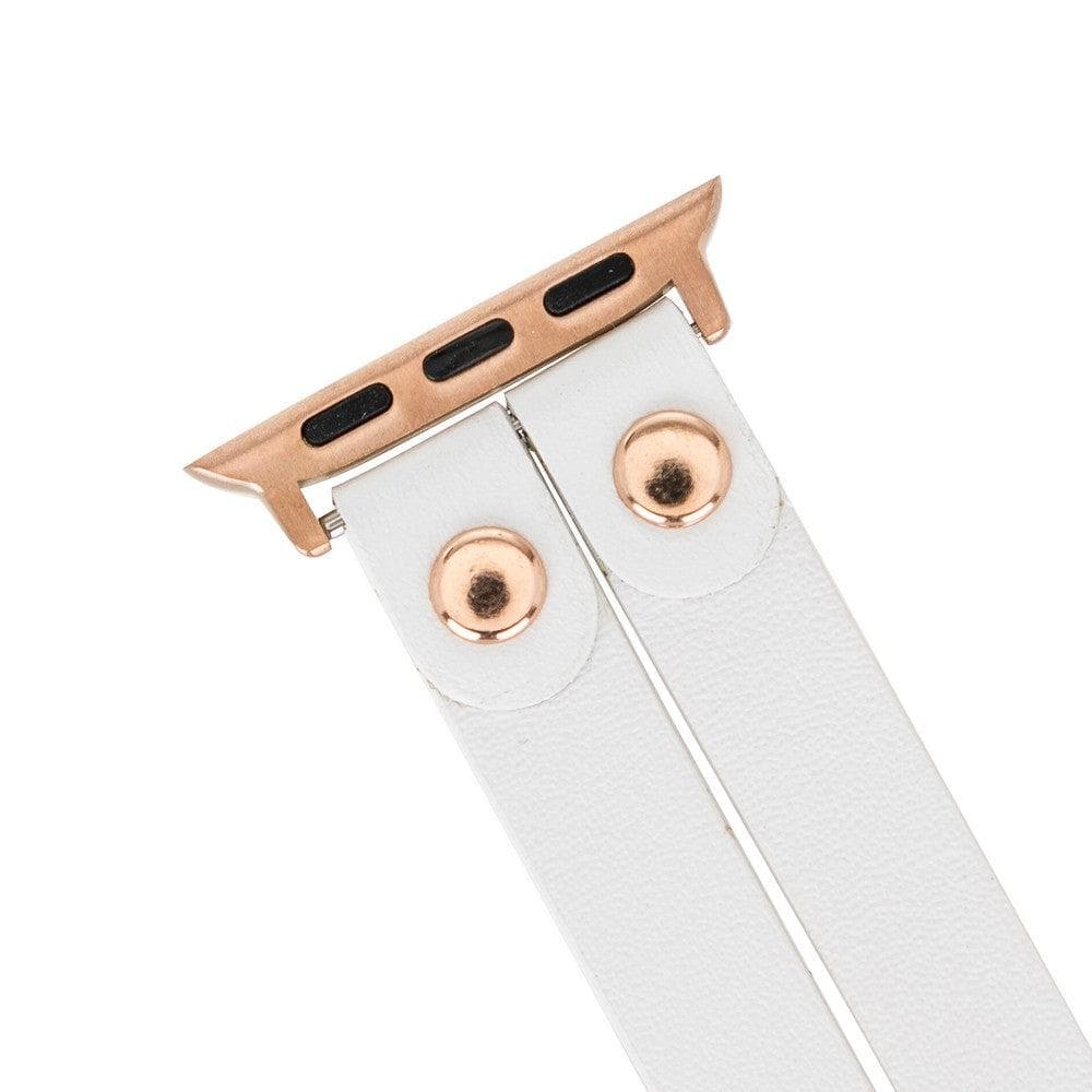 Ely Genuine Leather Apple Watch Double Band