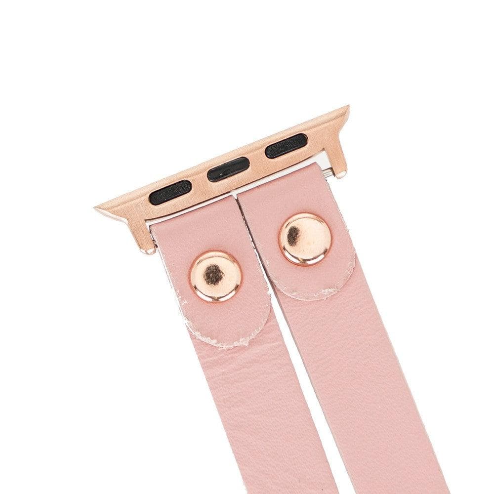 Ely Genuine Leather Apple Watch Double Band