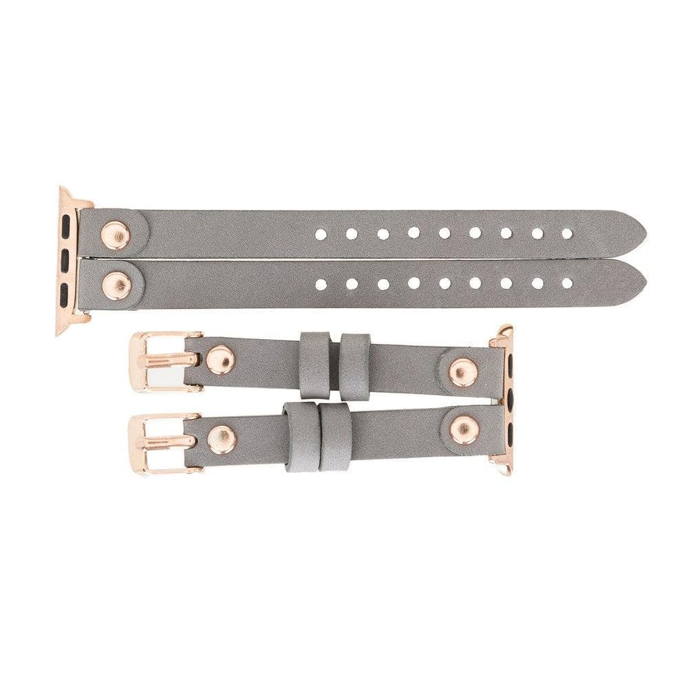 Ely Genuine Leather Apple Watch Double Band