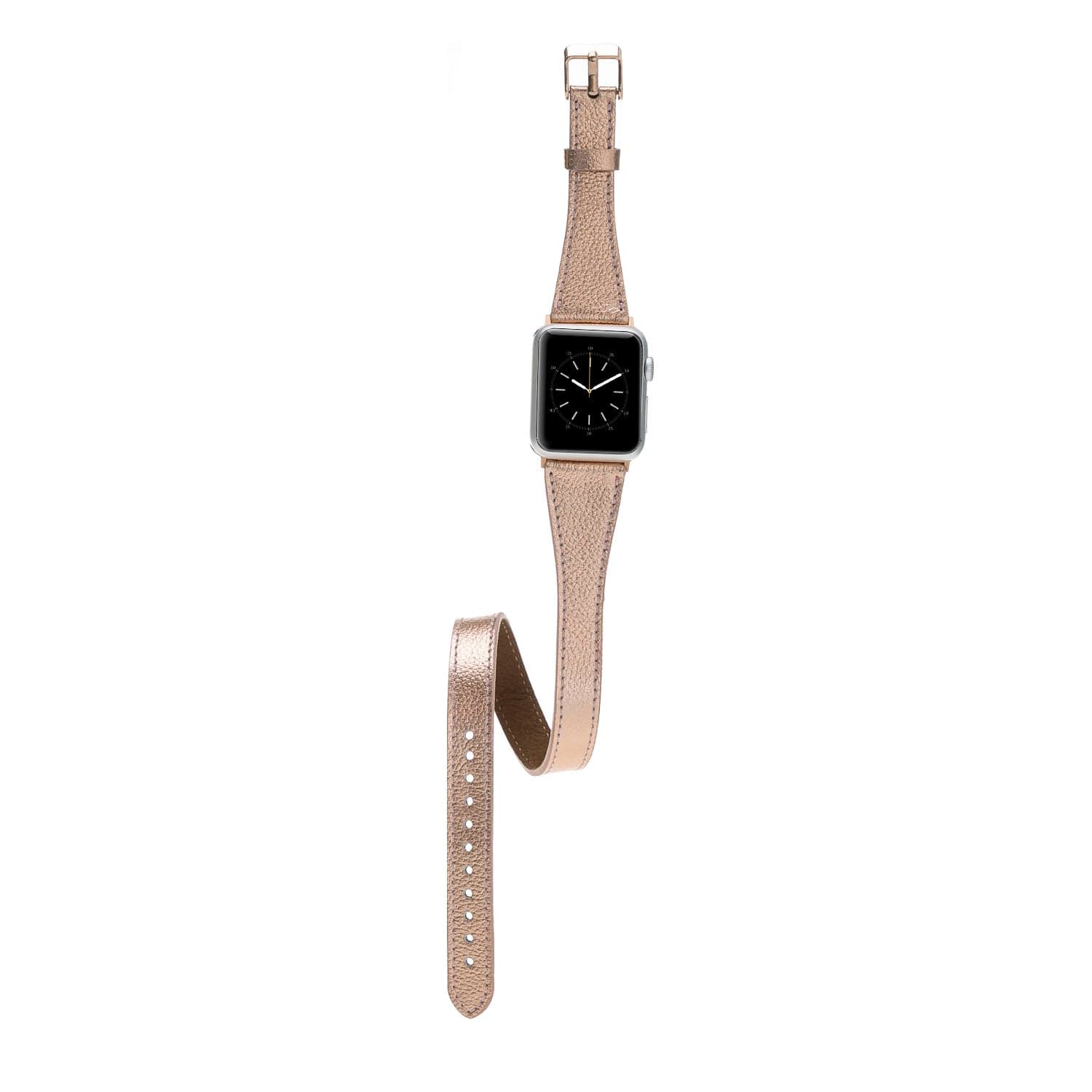 Quantum Slim Genuine Leather Double Tour Apple Watch Band