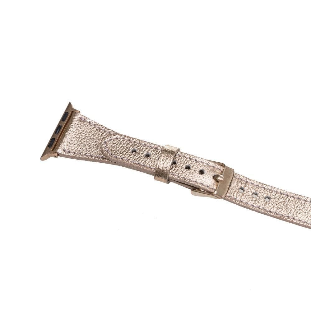 Quantum Slim Genuine Leather Double Tour Apple Watch Band