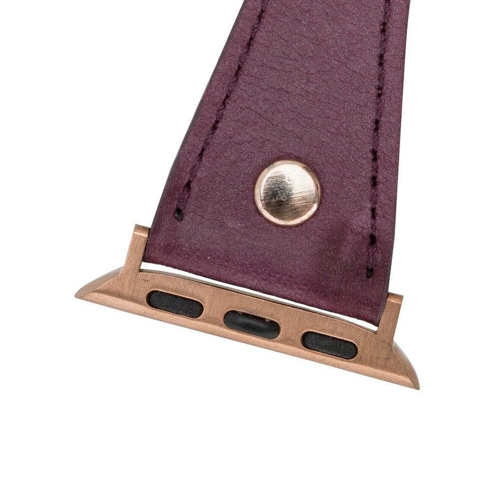 Slim Double Tour Apple Watch Genuine Leather Band