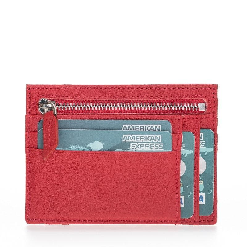 Zip Card Genuine Leather Holder