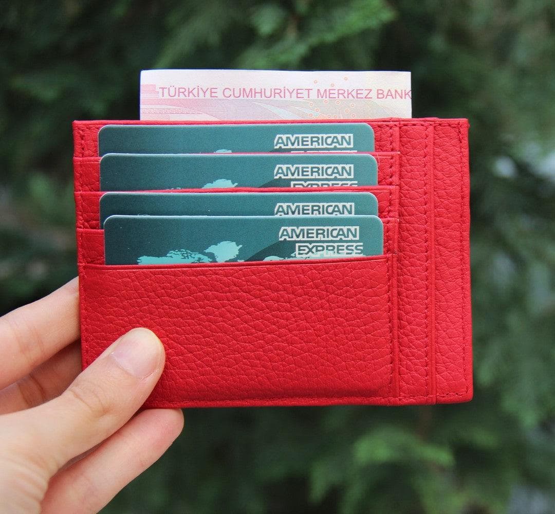 Zip Card Genuine Leather Holder
