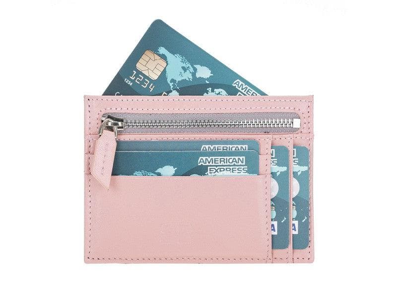Zip Card Genuine Leather Holder