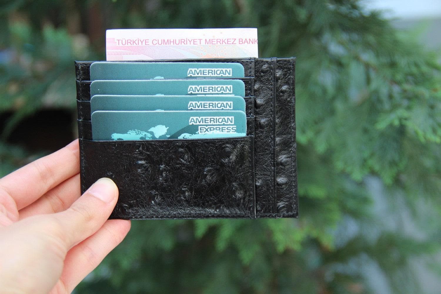 Zip Card Genuine Leather Holder