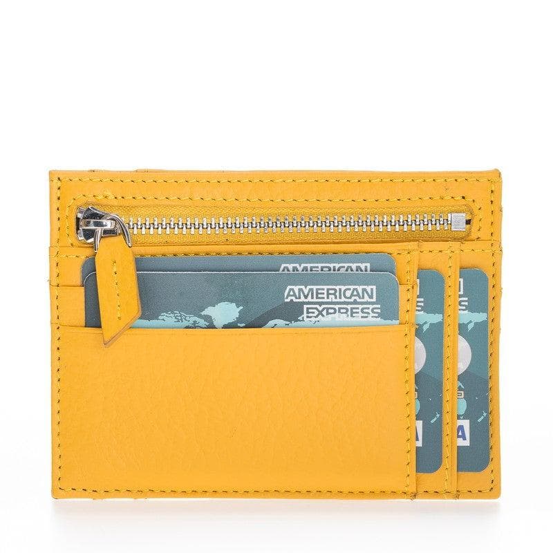 Zip Card Genuine Leather Holder
