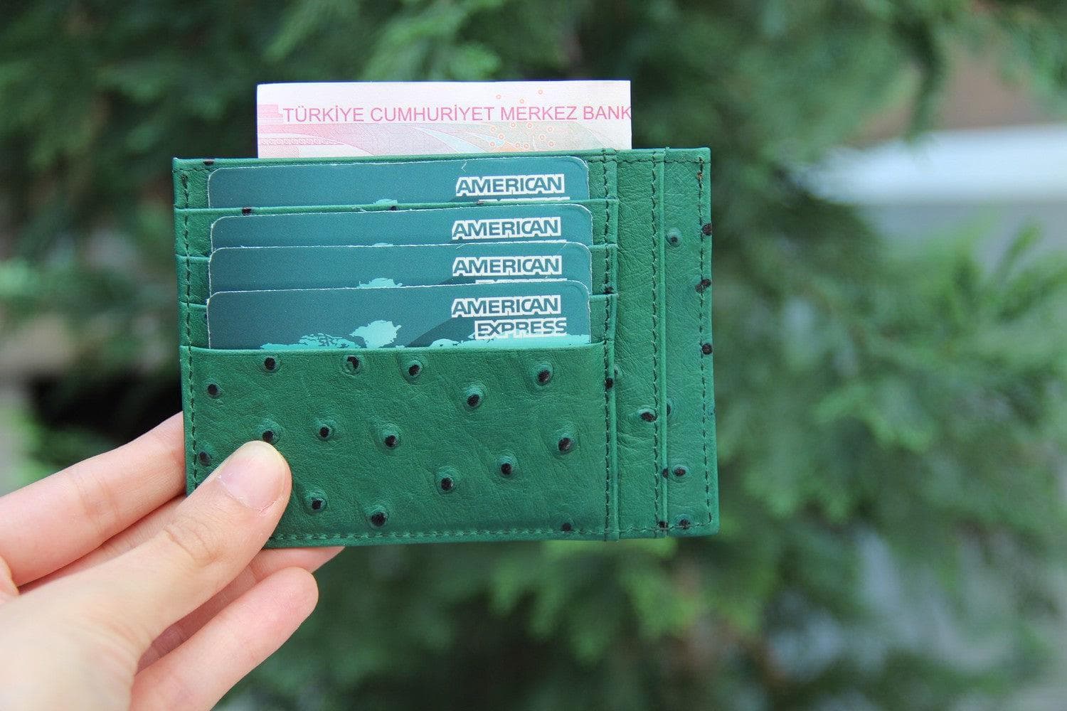 Zip Card Genuine Leather Holder