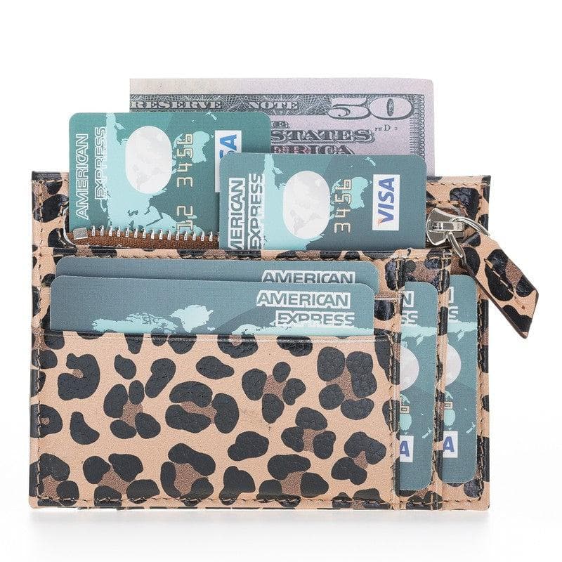 Zip Card Genuine Leather Holder