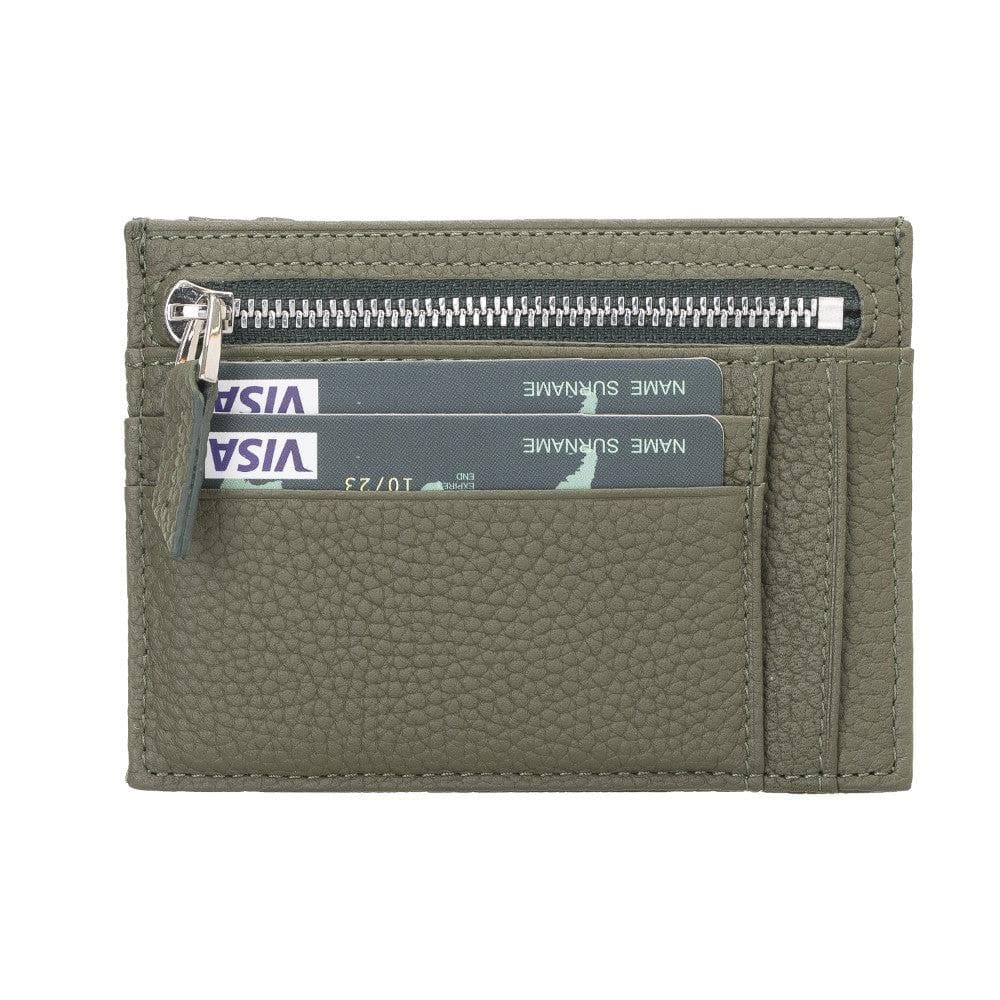 Zip Card Genuine Leather Holder