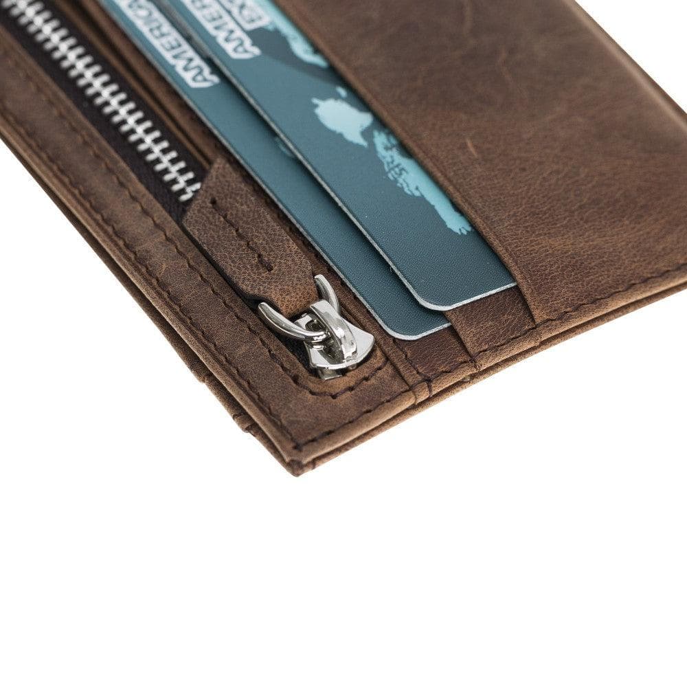 Zip Card Genuine Leather Holder