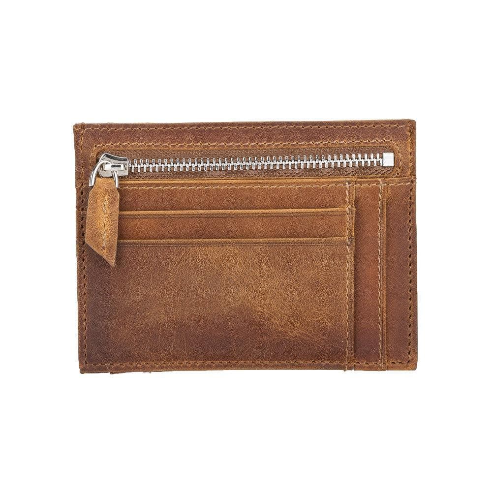 Zip Card Genuine Leather Holder