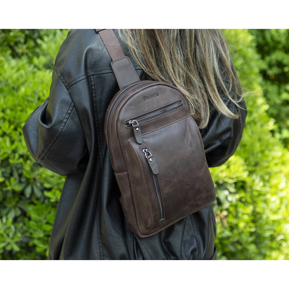 Celion Genuine Leather Crossbody Bag
