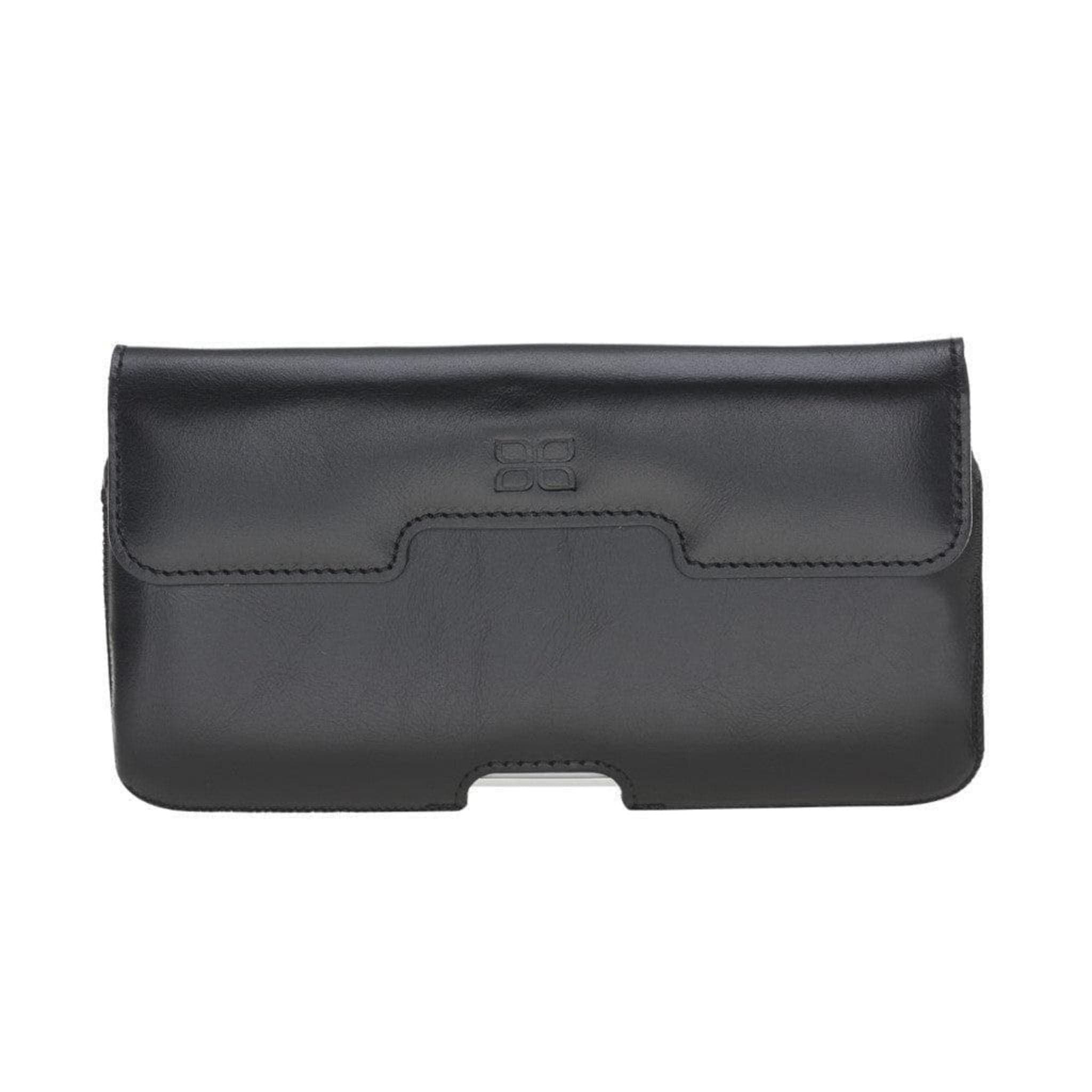 Aslant Belt Phone Genuine Leather Case