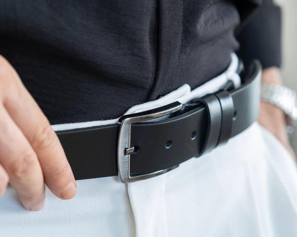 Sport Man Leather Men's Belt - saracleather