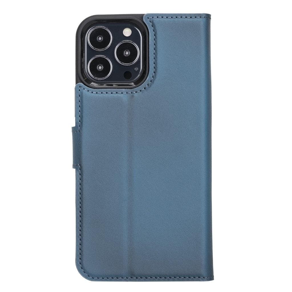 Magic iPhone 13 Mini Detachable Genuine Leather Wallet Case