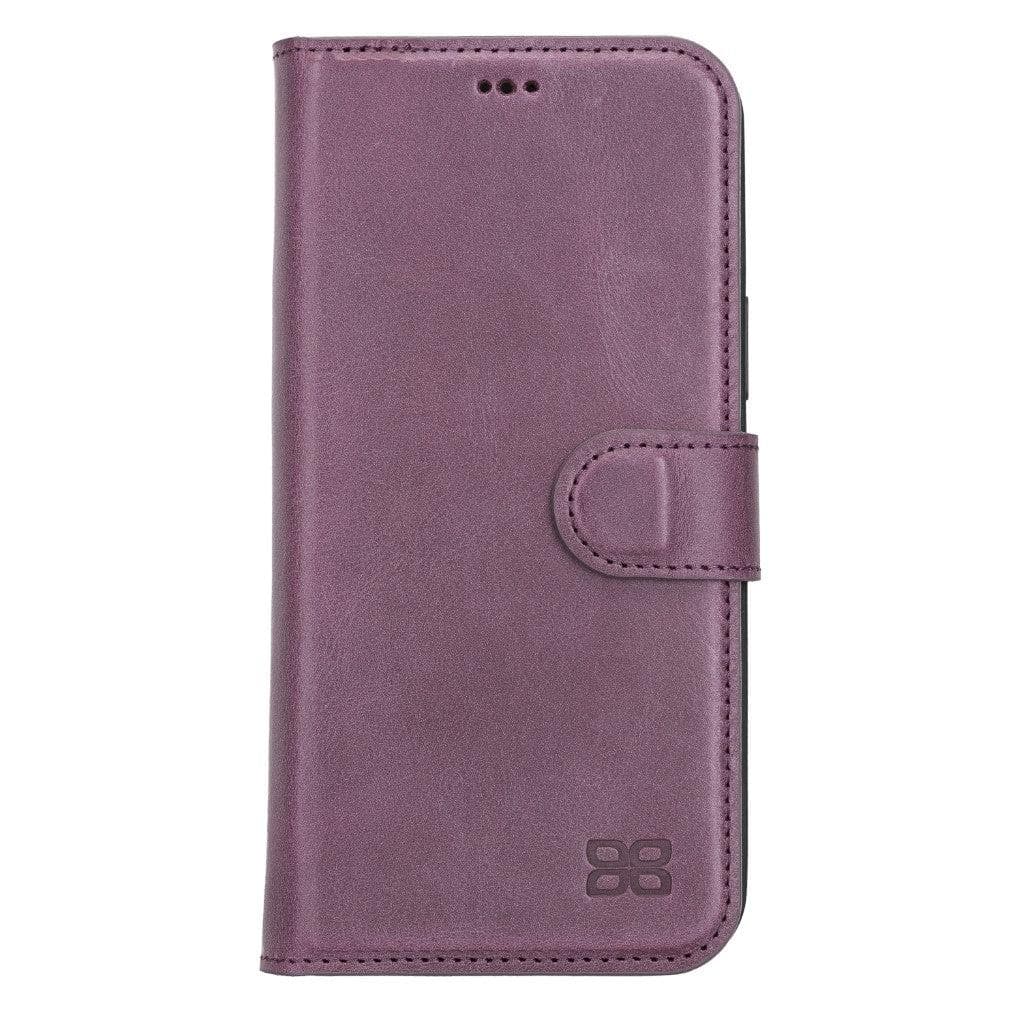 Magic iPhone 13 Mini Detachable Genuine Leather Wallet Case