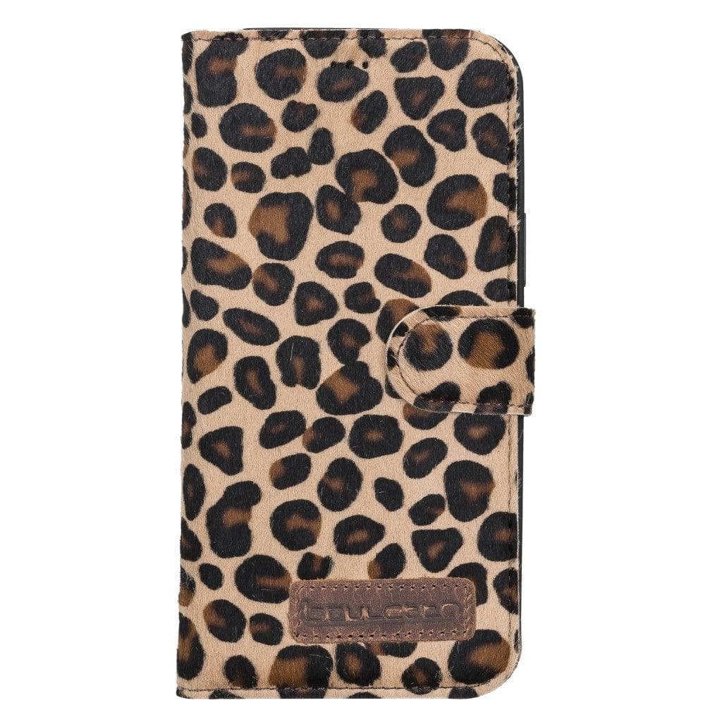 Magic iPhone 13 Mini Detachable Genuine Leather Wallet Case