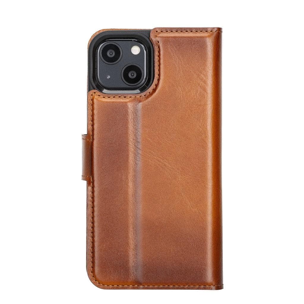 Magic iPhone 13 Pro Max Detachable Genuine Leather Wallet Case