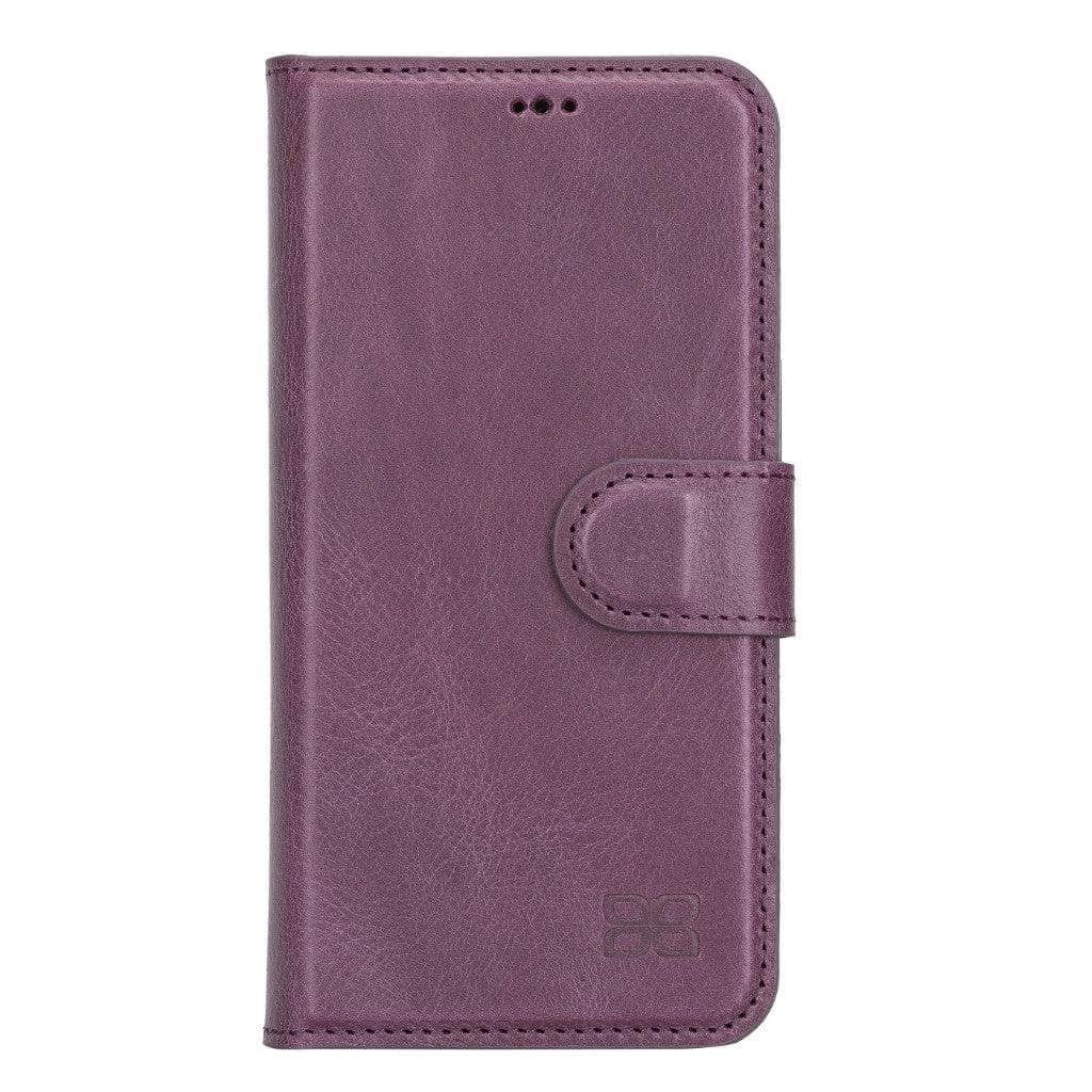 Magic iPhone 13 Mini Detachable Genuine Leather Wallet Case