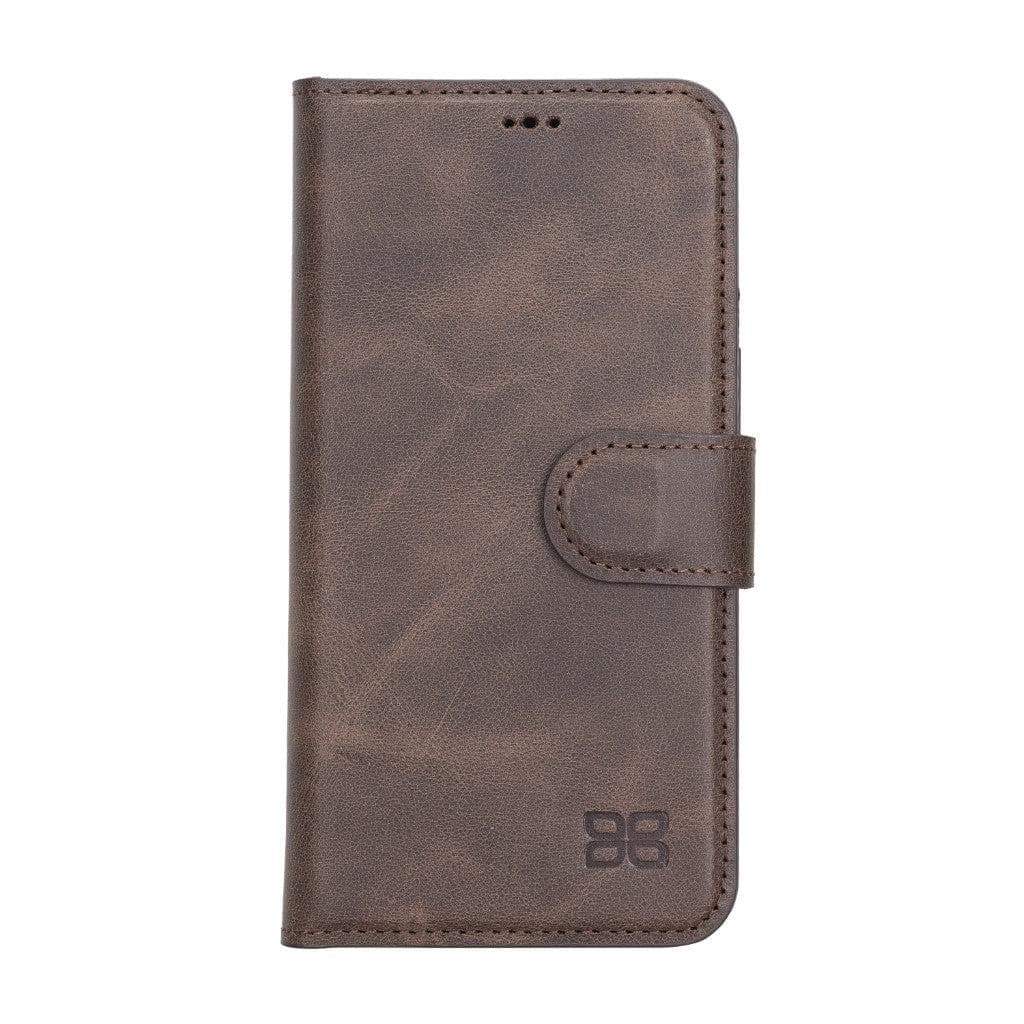 Magic iPhone 13 Pro Detachable Genuine Leather Wallet Case