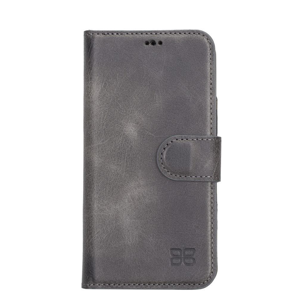 Magic iPhone 13 Detachable Genuine Leather Wallet Case