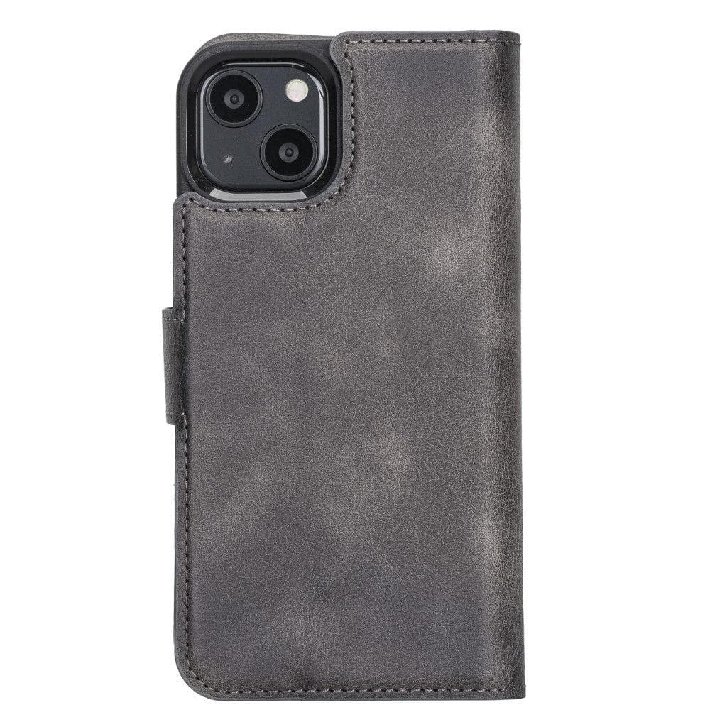 Magic iPhone 13 Pro Max Detachable Genuine Leather Wallet Case