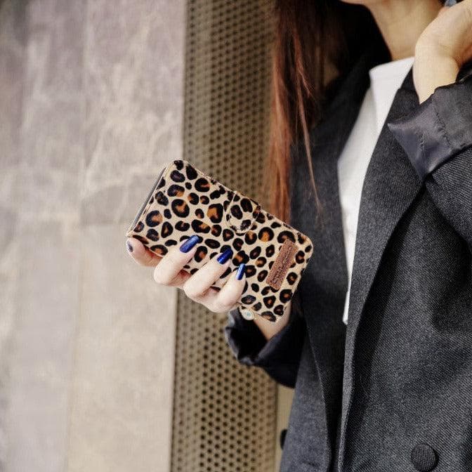 Magic iPhone 13 Pro Max Detachable Genuine Leather Wallet Case