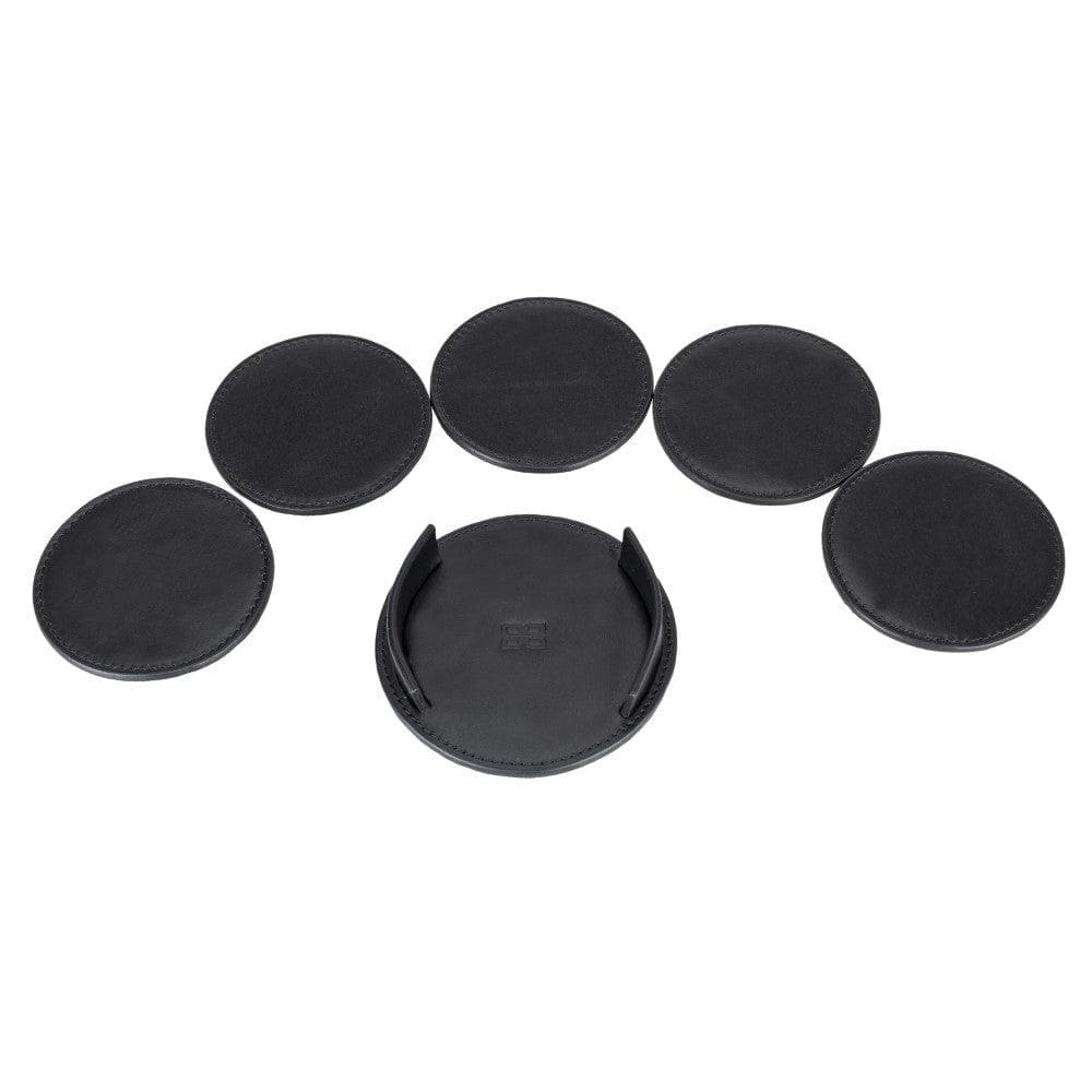 Divine Genuine Leather Cup Coaster Set