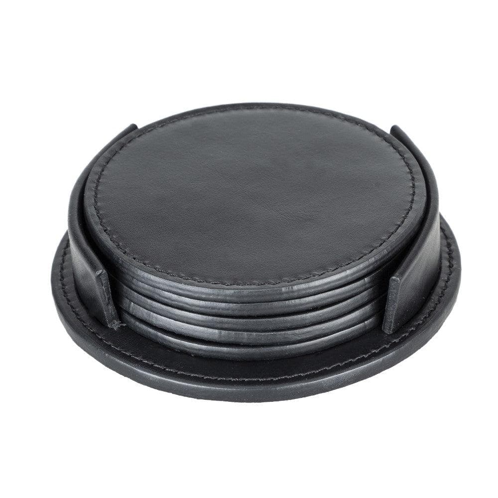 Divine Genuine Leather Cup Coaster Set