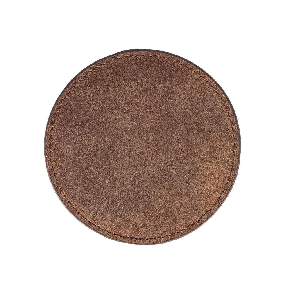 Divine Genuine Leather Cup Coaster Set