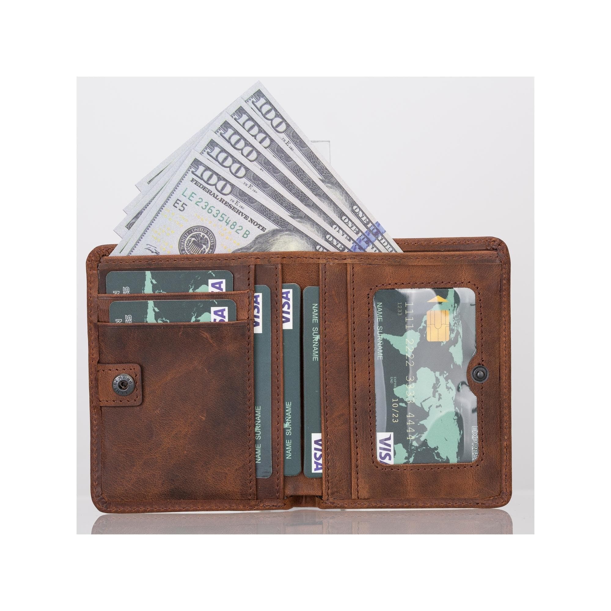 Fabio Leather Men's Wallet with Zipper