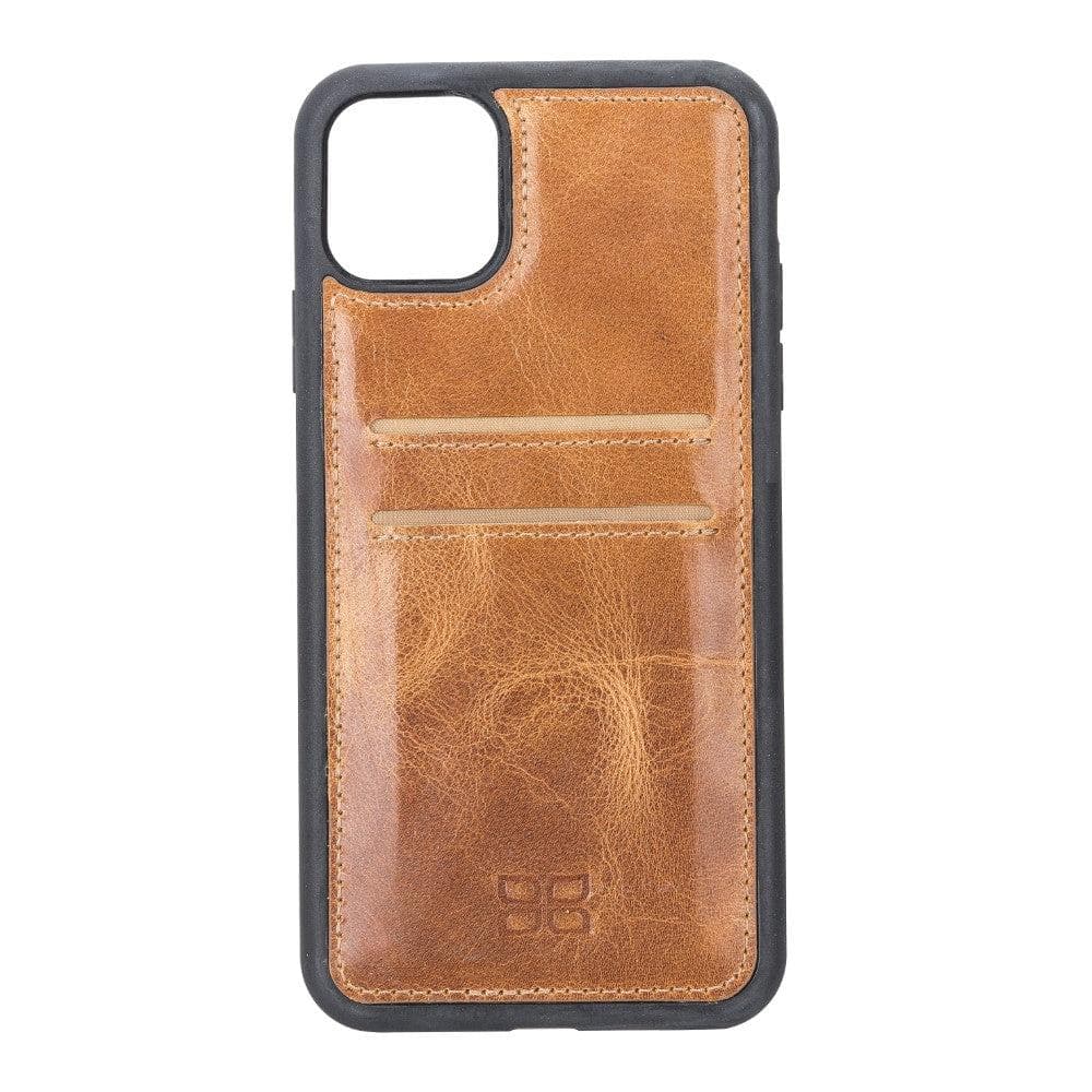 Flex Cover Genuine Leather iPhone 11 Pro Max Case with Card Holder