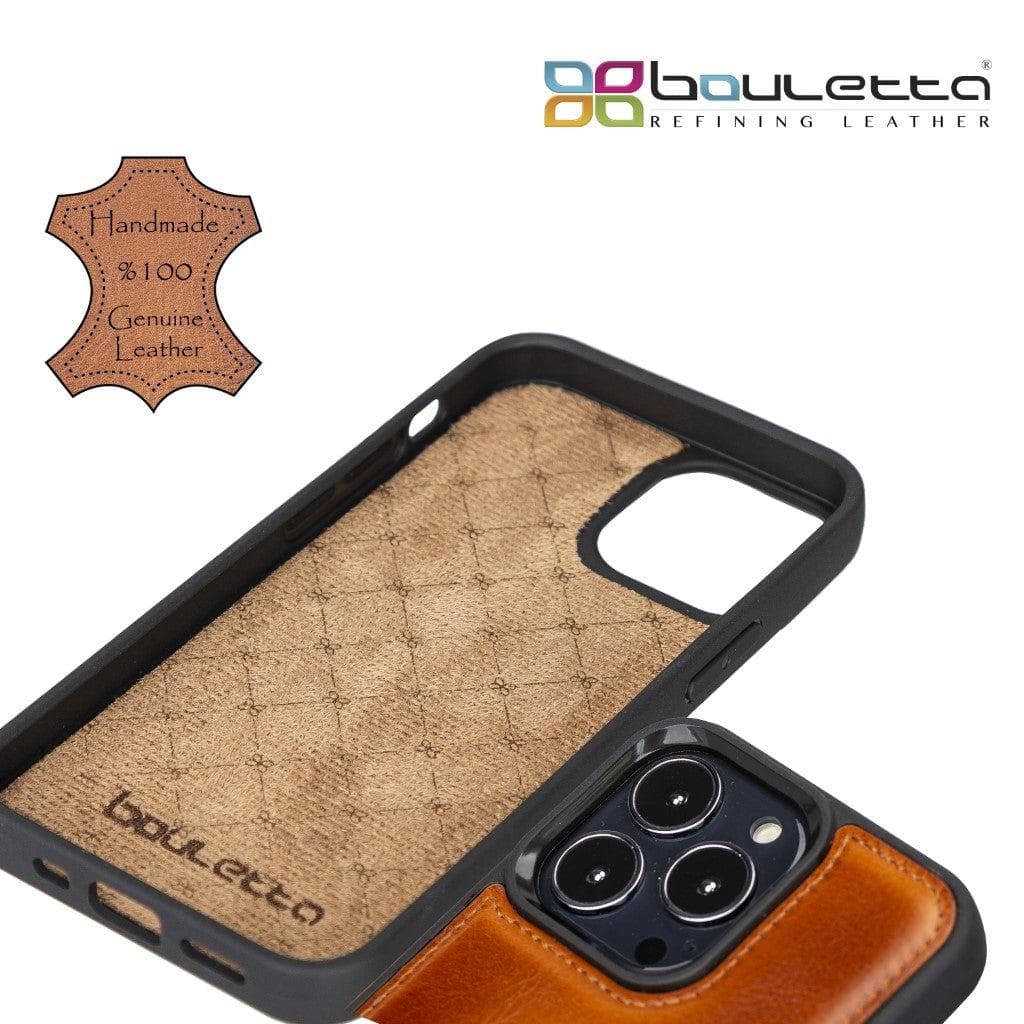 Flex Cover Genuine Leather iPhone 13 Mini Case with Card Holder