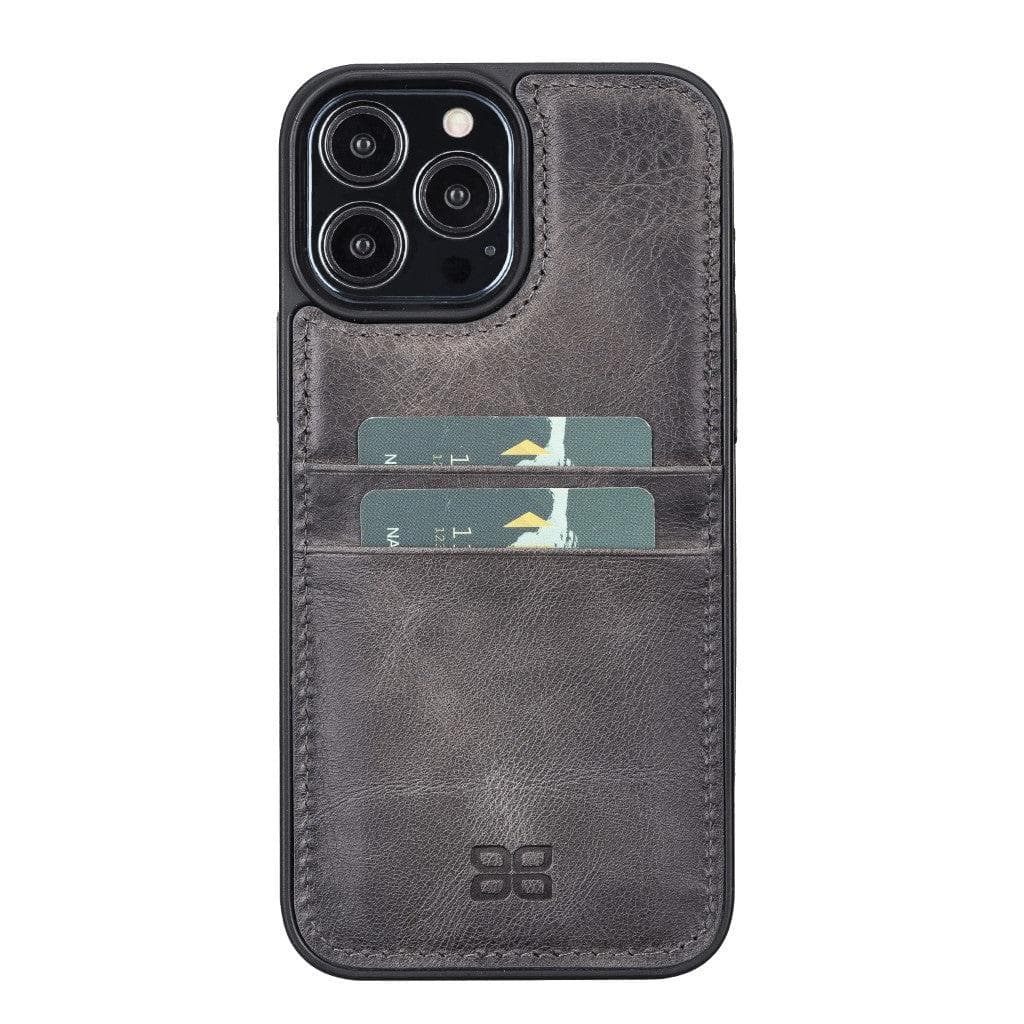 Flex Cover Genuine Leather iPhone 13 Pro Case with Card Holder