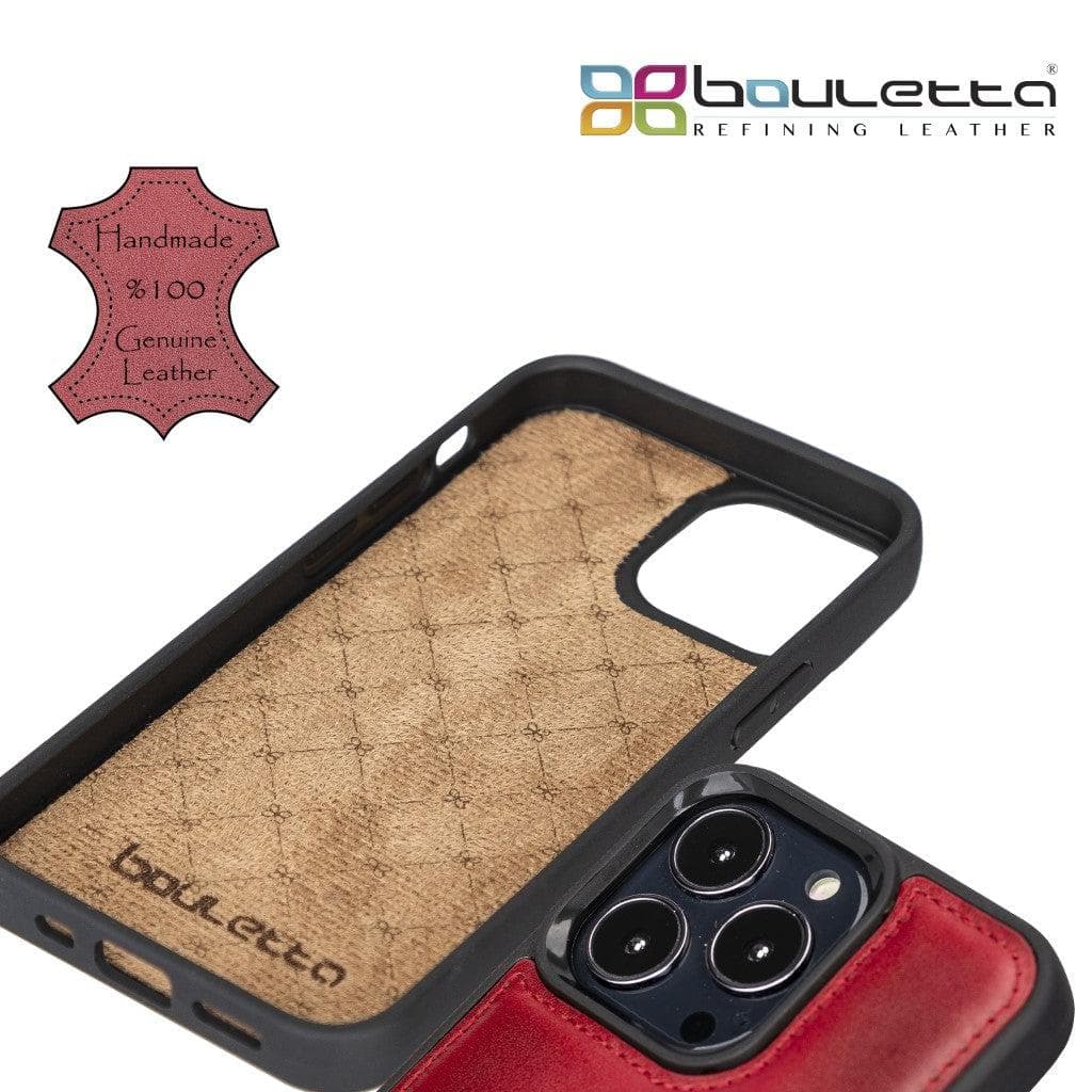 Flex Cover Genuine Leather iPhone 13 Mini Case with Card Holder
