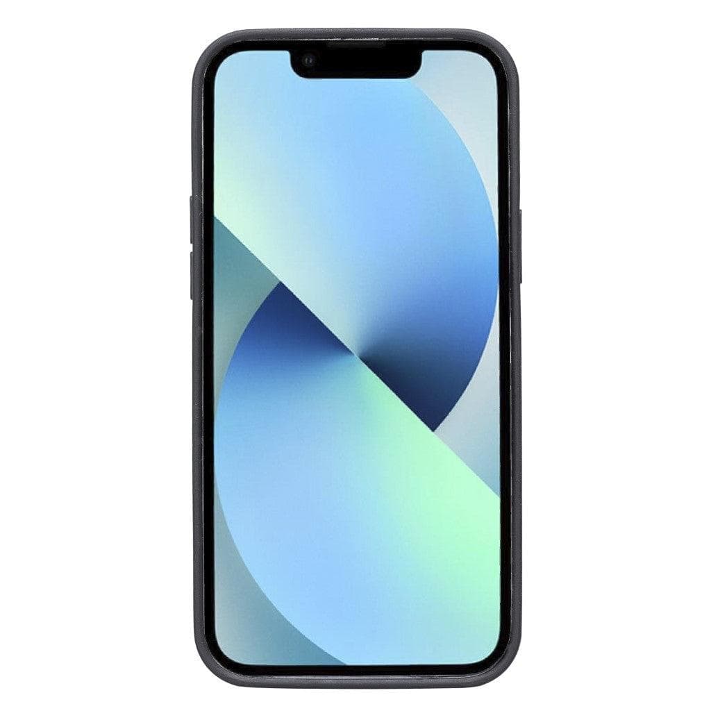 Flex Cover Genuine Leather iPhone 13 Case with Card Holder