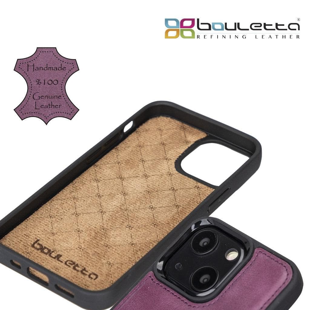 Flex Cover Genuine Leather iPhone 13 Mini Case with Card Holder