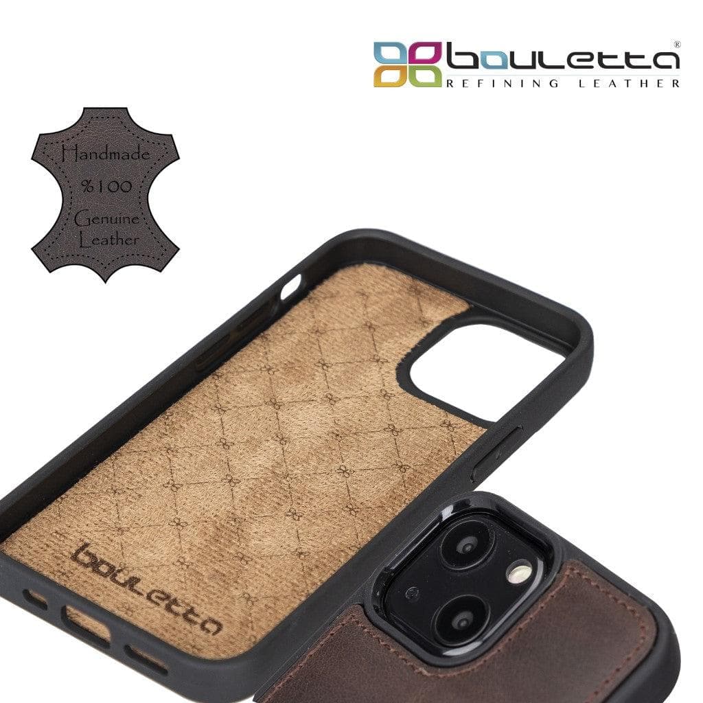 Flex Cover Genuine Leather iPhone 13 Pro Case with Card Holder