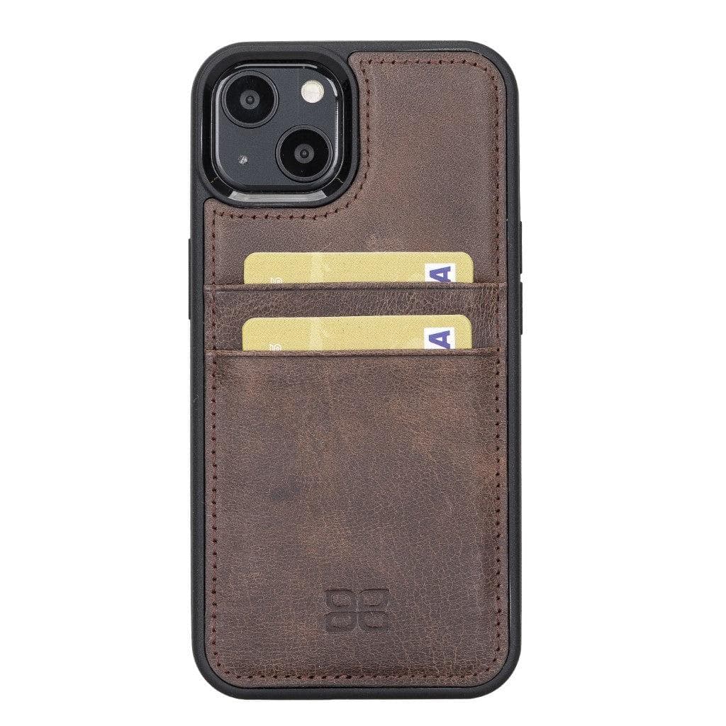 Flex Cover Genuine Leather iPhone 13 Pro Max Case with Card Holder