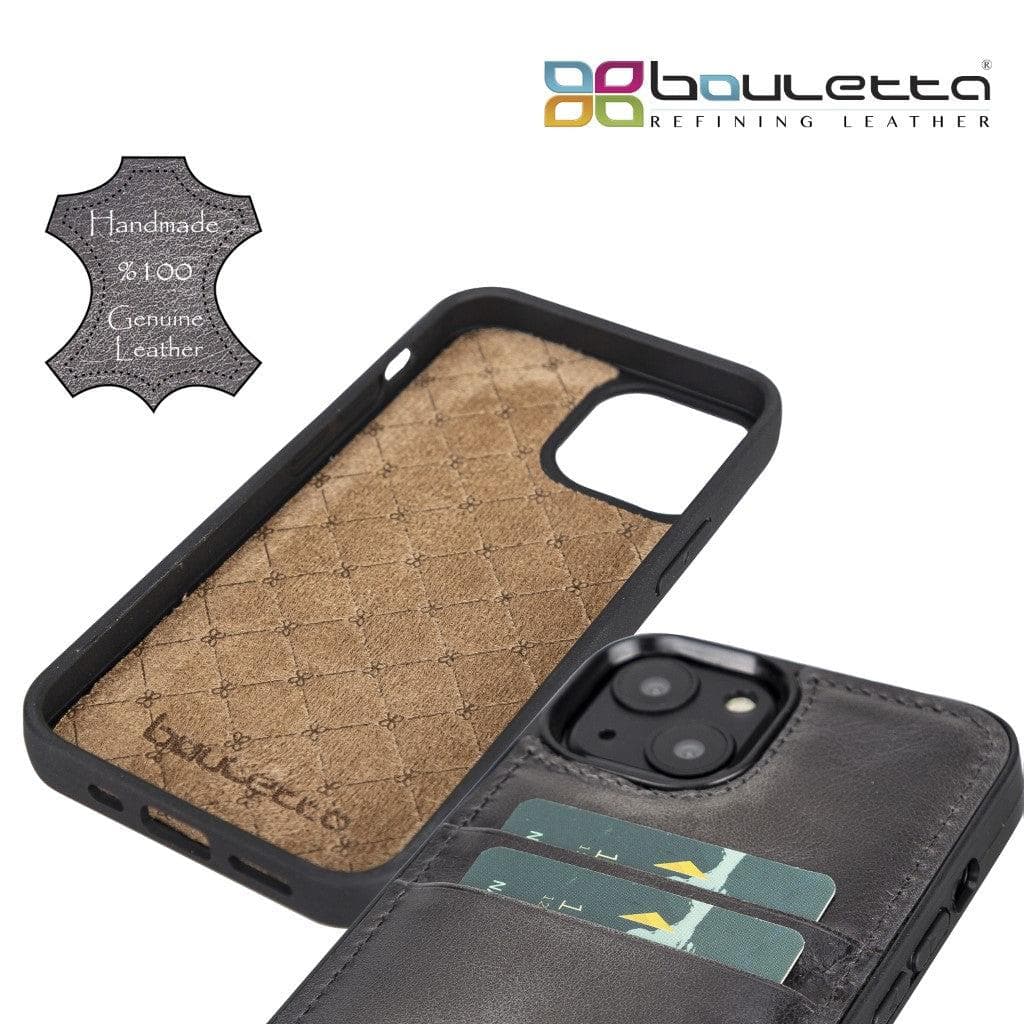Flex Cover Genuine Leather iPhone 13 Pro Max Case with Card Holder