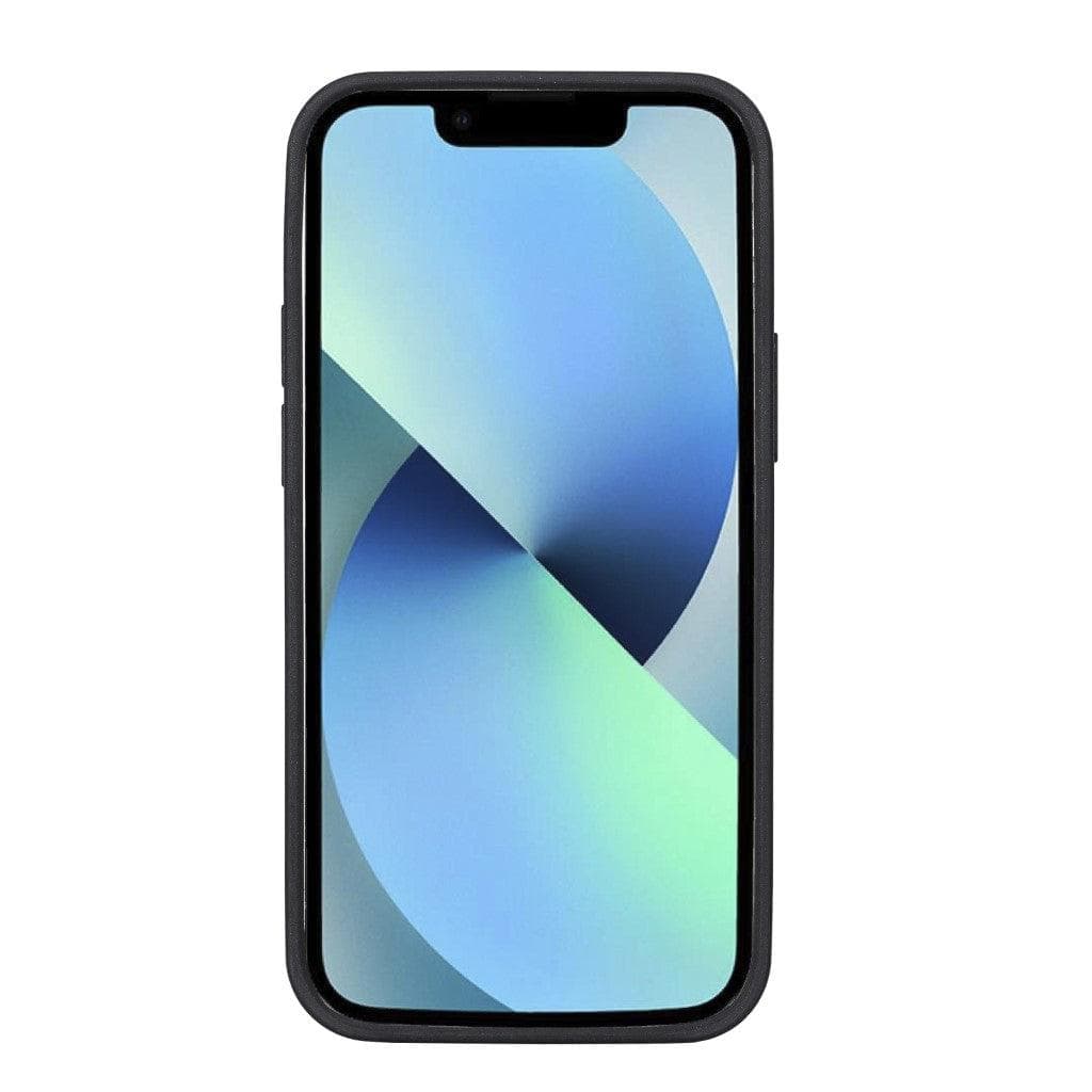 Flex Cover Genuine Leather iPhone 13 Case with Card Holder