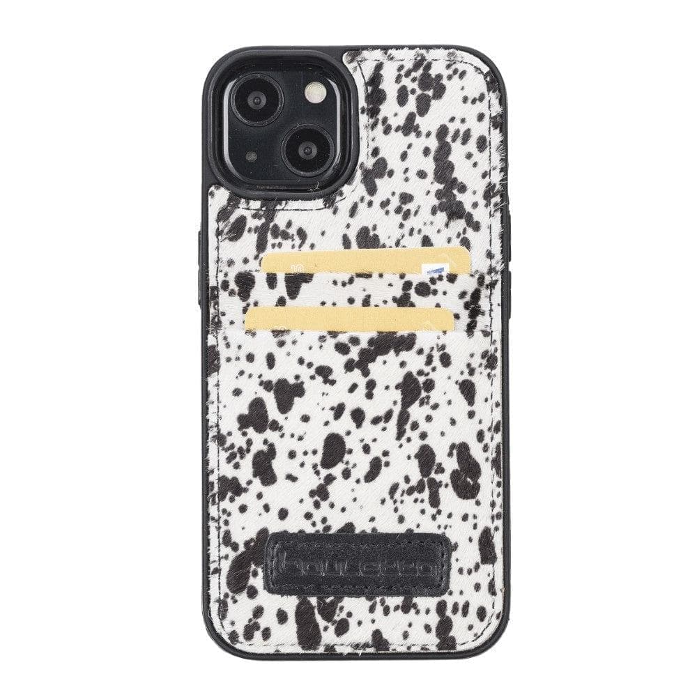 Flex Cover Genuine Leather iPhone 13 Case with Card Holder