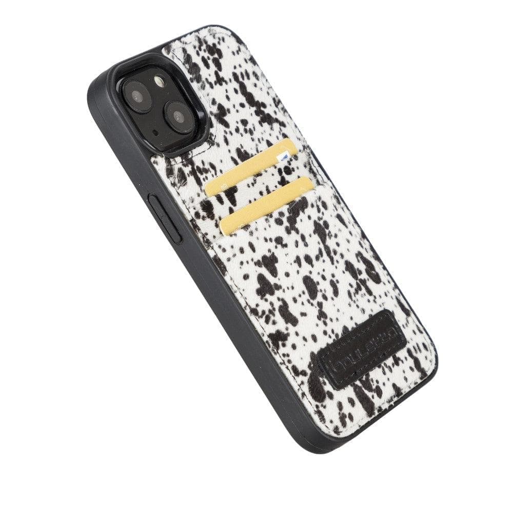 Flex Cover Genuine Leather iPhone 13 Case with Card Holder