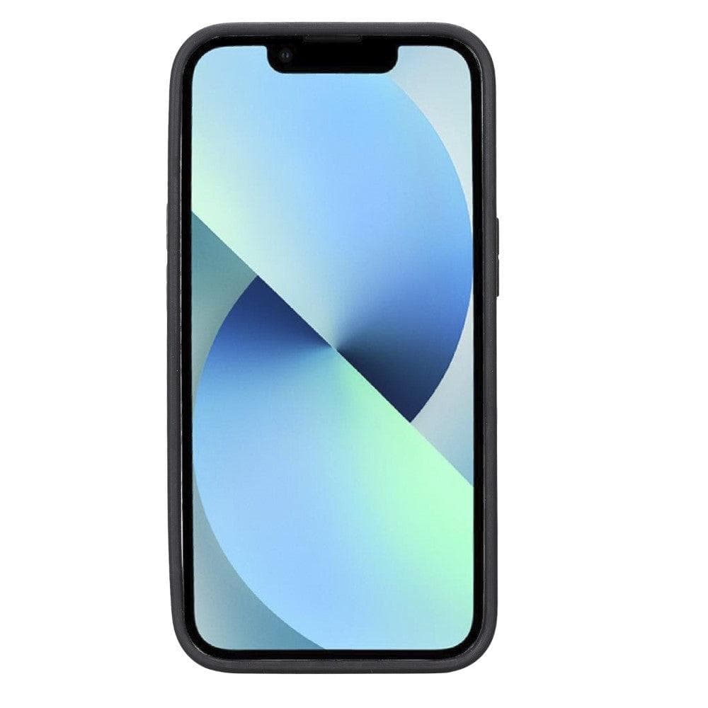 Flex Cover Genuine Leather iPhone 13 Case with Card Holder