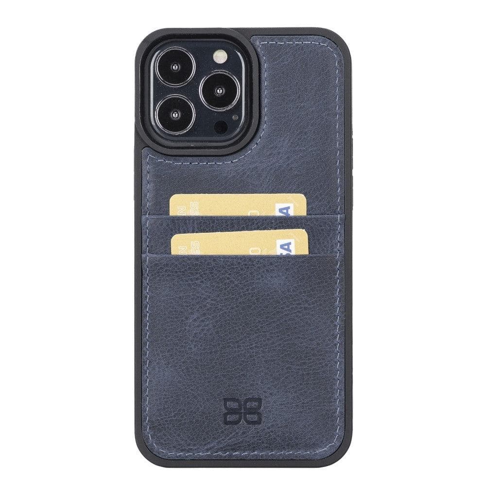 Flex Cover Genuine Leather iPhone 13 Case with Card Holder