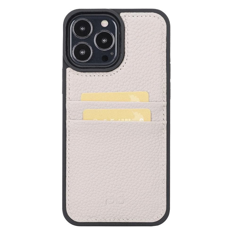 Flex Cover Genuine Leather iPhone 13 Pro Case with Card Holder